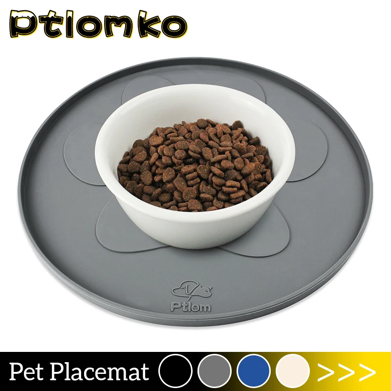 Alfombrilla Antideslizante Para Comedero De Perros Y Gatos | Silicona | Fácil De Limpiar