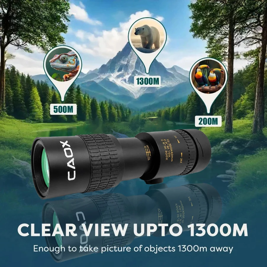  slider image of CAOX 10-30x40 Monocular Telescope