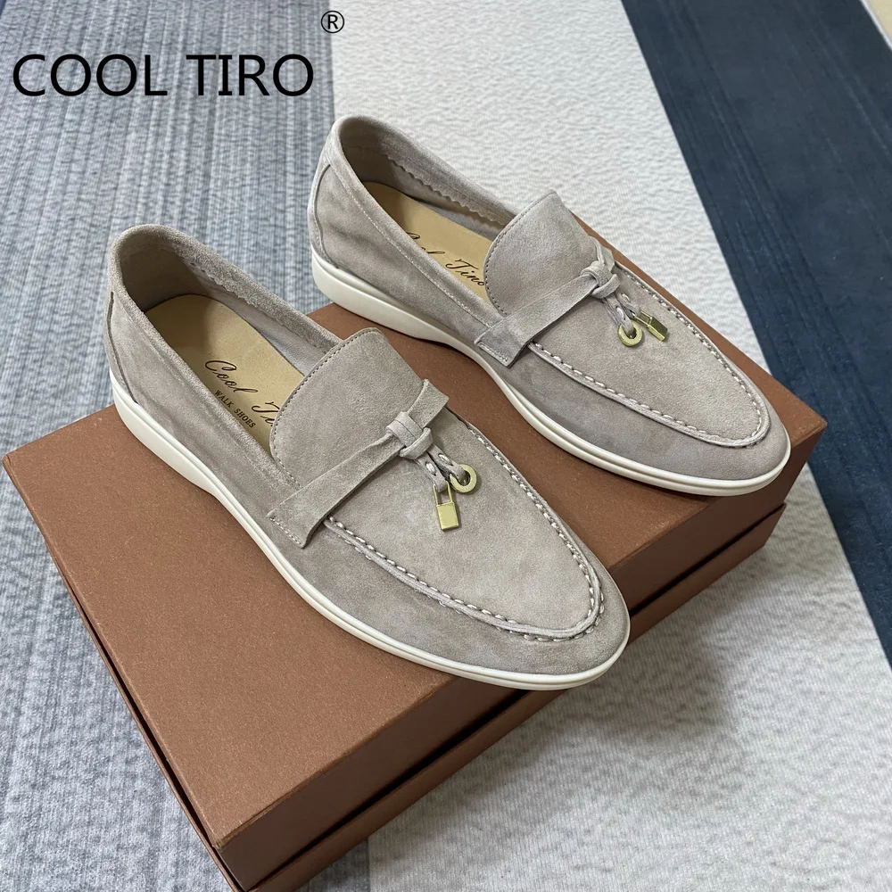 COOL TIRO MENS casual shoes FASHION LEATHER fallow loafers shoes gray ventilate Sport Shoes Platform Sneaker anti-slip