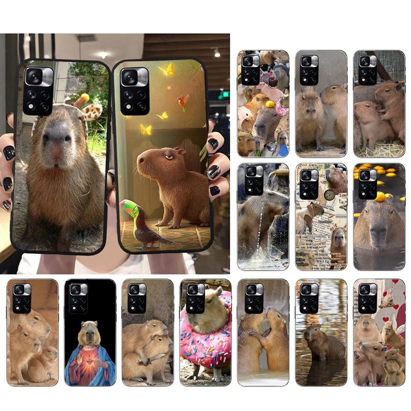 

Phone Case For Xiaomi Redmi Note 12S 12 Pro 11S 11 10 9 Pro 10S Redmi 10 9 9C 9T 9A 10C Capybara Case