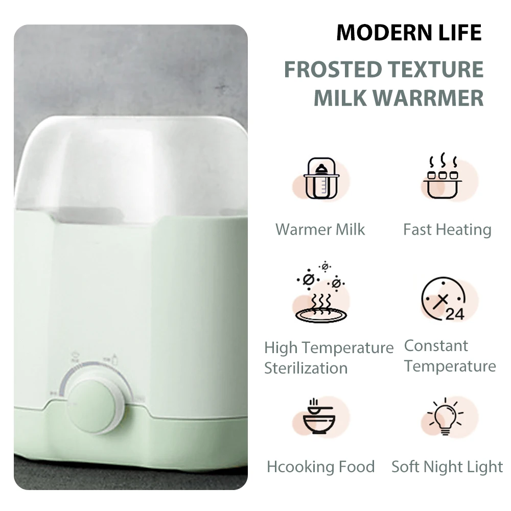 Baby Feeding Bottle Warmer Nursing Bottle Sterilizer Double Bottle Warmer Intelligent Thermostat fast warm milk & sterilizer