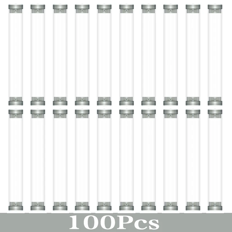 

100 шт., прозрачные подарочные коробки для ручек