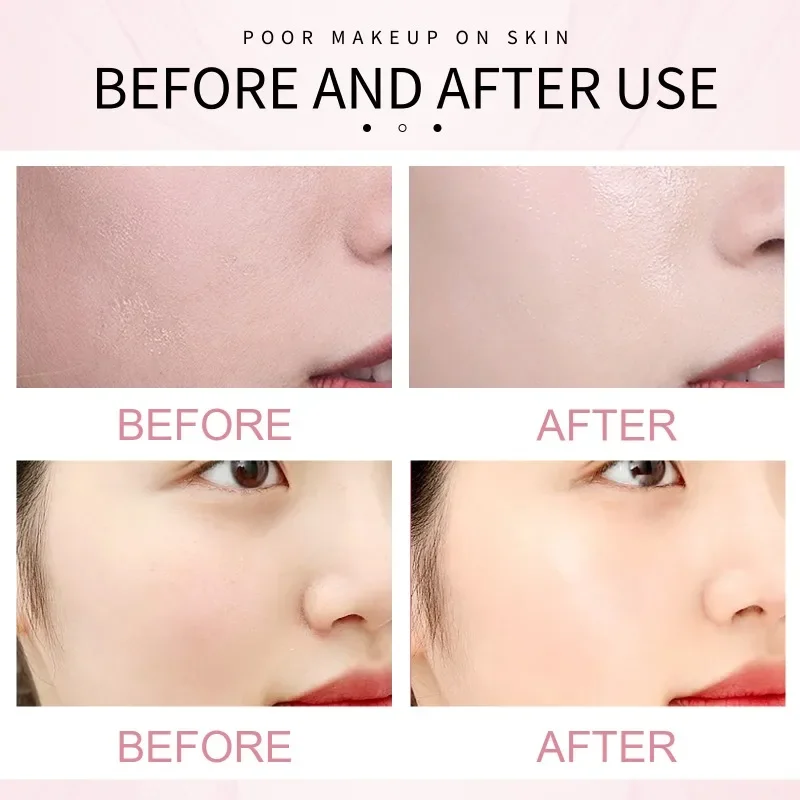 Face Primer Makeup Base Gel Invisible Concealer Moisturizing Firm Skin Isolation Cream Long Lasting Waterproof Brighten Makeup Primer Primer Gel Facial Primer Makeup Foundation