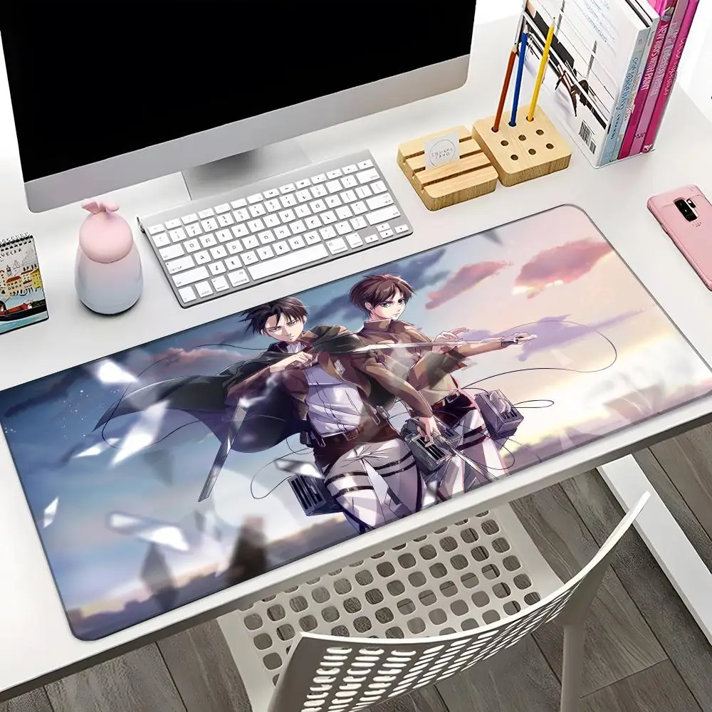 Anime Attack On Titan Mouse Pad Gaming Mousepad Abstract Large 800X400Mm Mouse Gamer Keyboard Xxl Mause Carpet Pc Desk