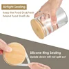 Sealed Glass Storage Jars Airtight Glass Jars With Lids Spoons Candy Jars Clear Spice Jars Small Food Storage Containers Bottles 5