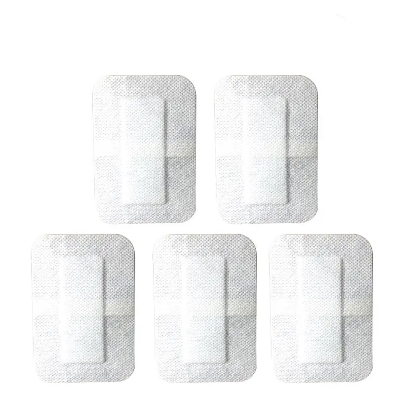 10PCS Wound Care Gauze Pads First Aid cotton pads Non-woven Adhesive Wound Dressing Gauze Band first Aid Bandage 7x6cm 2
