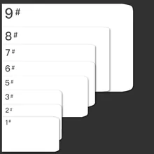 

100Pcs Classic Plain White Color Paper Envelope Blank Office School Letter Envelopes