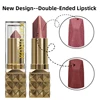 1PC Glitter Shiny Metallic Two Tone Lipstick Matte Pearlescent Lip Tint,Long Lasting Lip Senior Lip Makeup Gifts Lip Gloss Coste