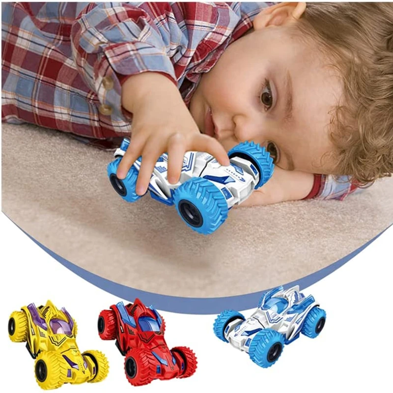 

New ABS Double-sided Four-wheel Drive Inertial Toy Car Stunt Collision Rotate Twisting Off-road Vehicle Kids Toys Car For Kids
