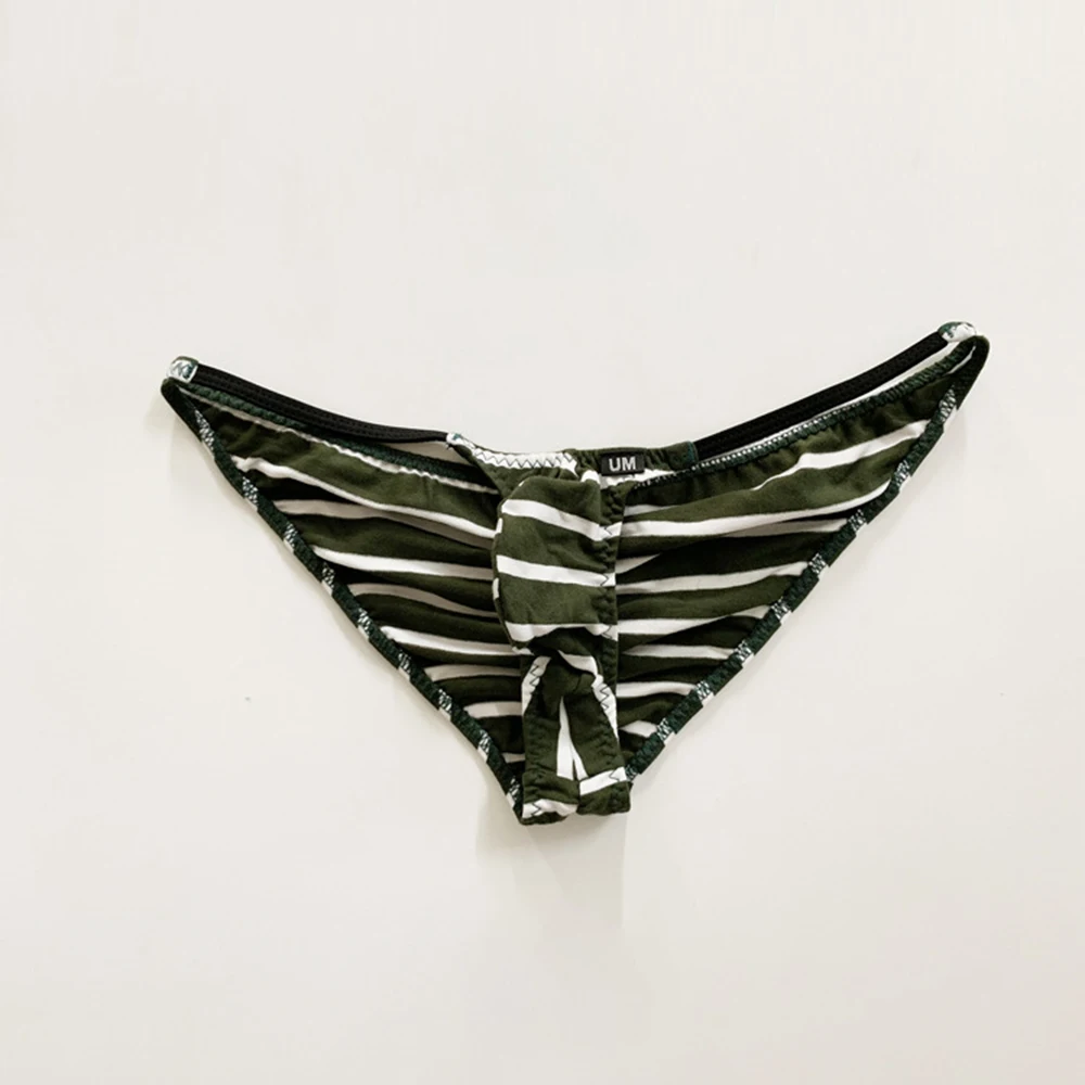 Intimo Sexyuomo Hot Slip Uomo Perizoma Con Rigonfiamento Pouch: Schiena A T, Nero, Spandex, Taglia M, Nuovo Con Etichette Panciotto Uomo - Foto 11