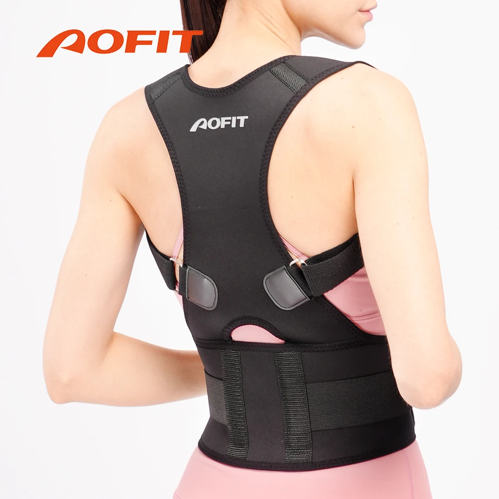 AOFIT Adjustable Back Posture Corrector Corset Back Brace Band Straightener Shoulder Spine Support Belt Posture Correction