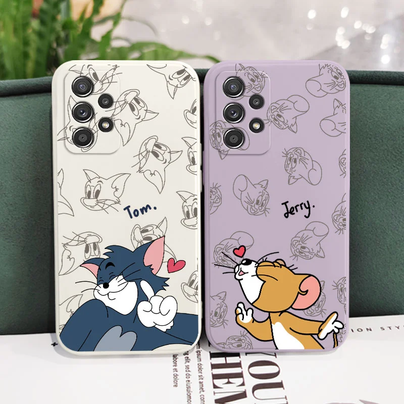 Classic Cartoon Case For Samsung A73 A53 A33 A23 A13 A03S A03  A52 A52S A51 A72 A71 A32 A31 A22 A21S A12 A02S A02 4G 5G Cover