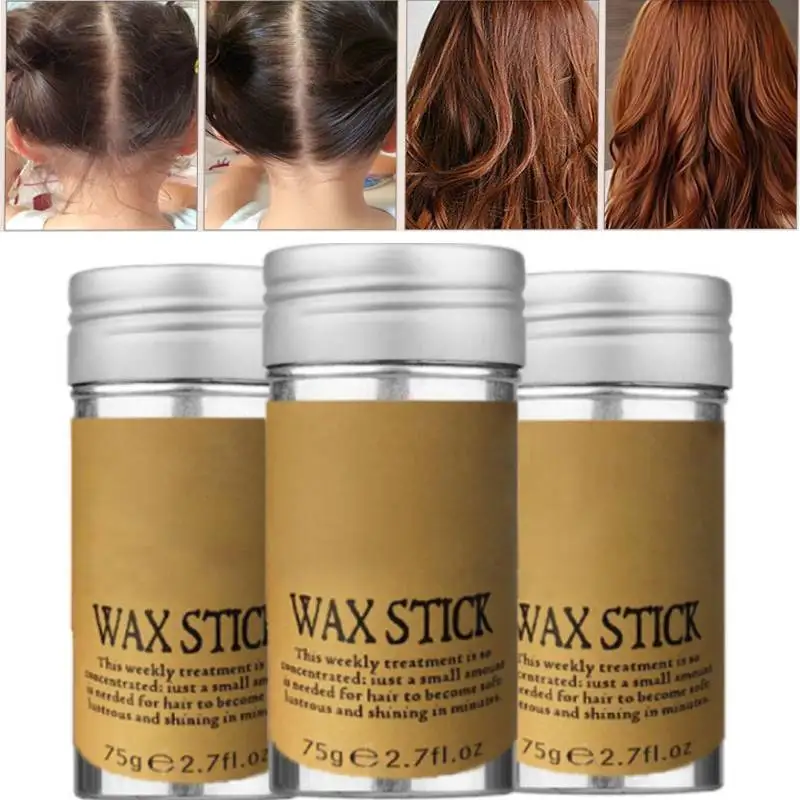 Wax Stick Hair For Wig Professional Gel Cream Hair Wax Stick Non-Greasy Style Hair Wax Stick For Men Women Broken Hair Artifact