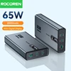 Rocoren 65W 20000mAh Power Bank Portable Fast Charger External Battery 20000 mAh Powerbank For iPhone 16 Pro Max Xiaomi MacBook 1
