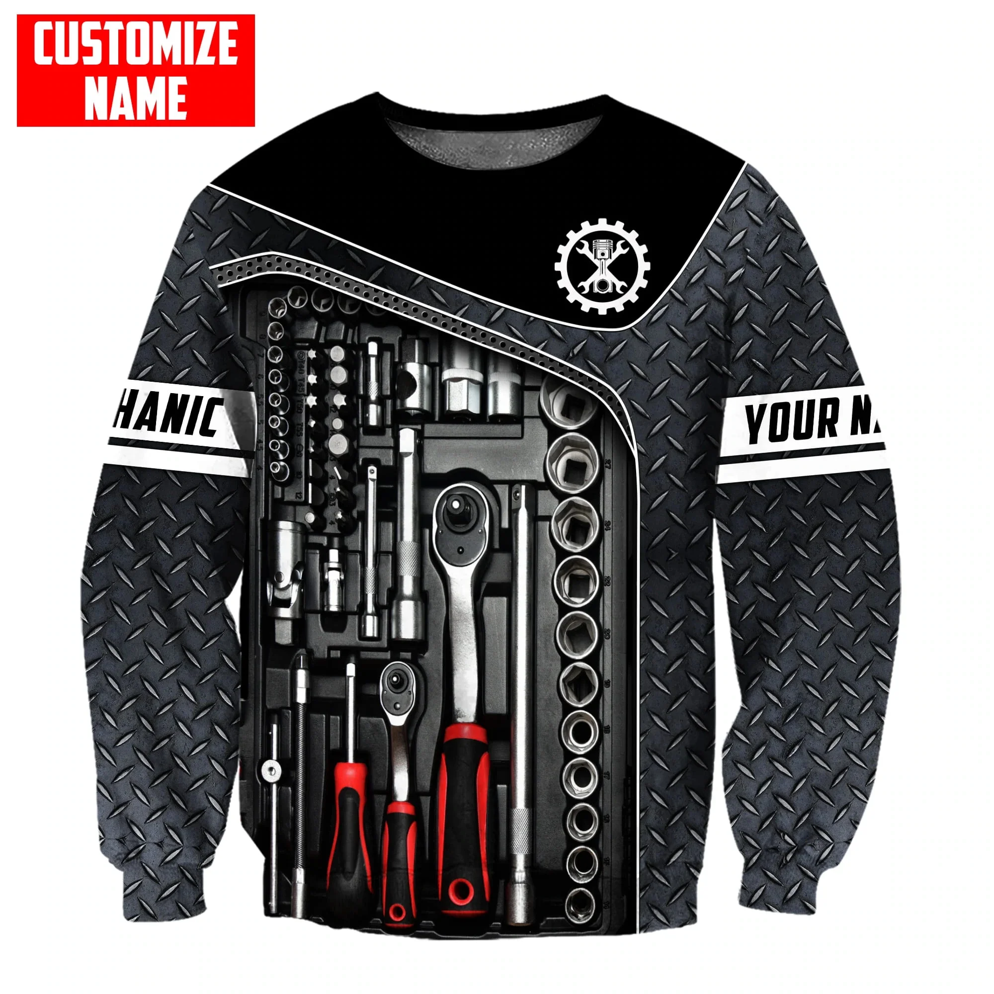 Personalized Name Mechanic 3D All Over Printed Men Hoodie Unisex Hooded sweatshirt Streetwear Casual zipper hoodies DK496