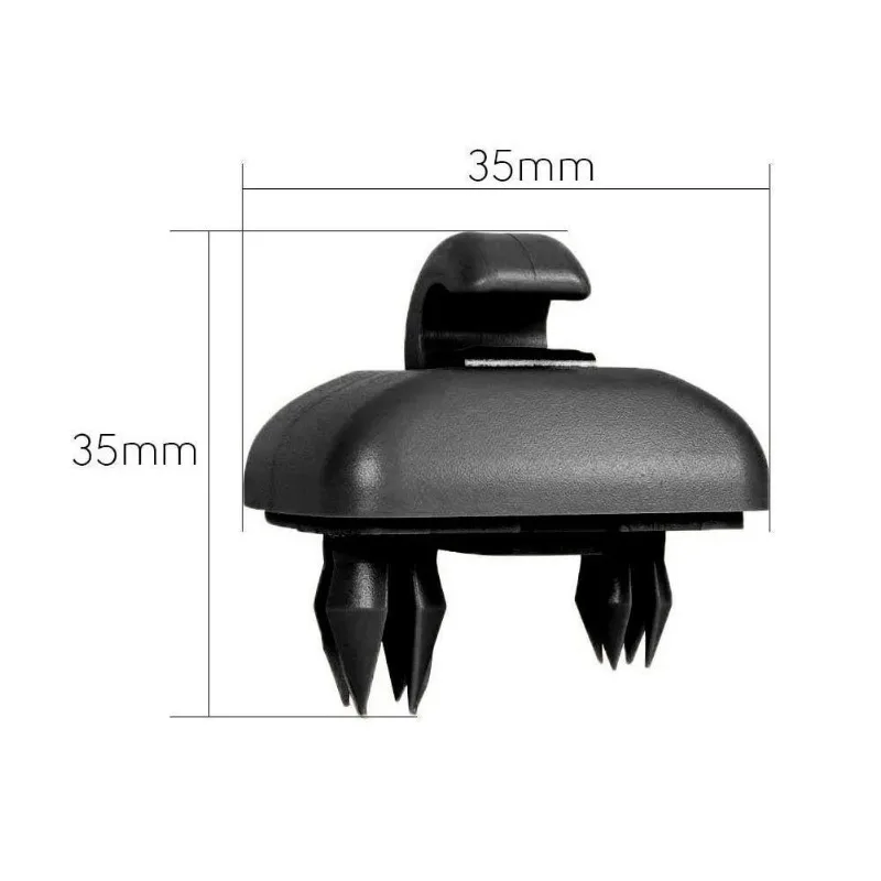 Car Fastener Clip 2Pcs Sun Visor Clip Interior Hanger Hook Clip Bracket for Audi A1 A3 S3 A4 S4 Allroad A5 S5 Q3 Q5