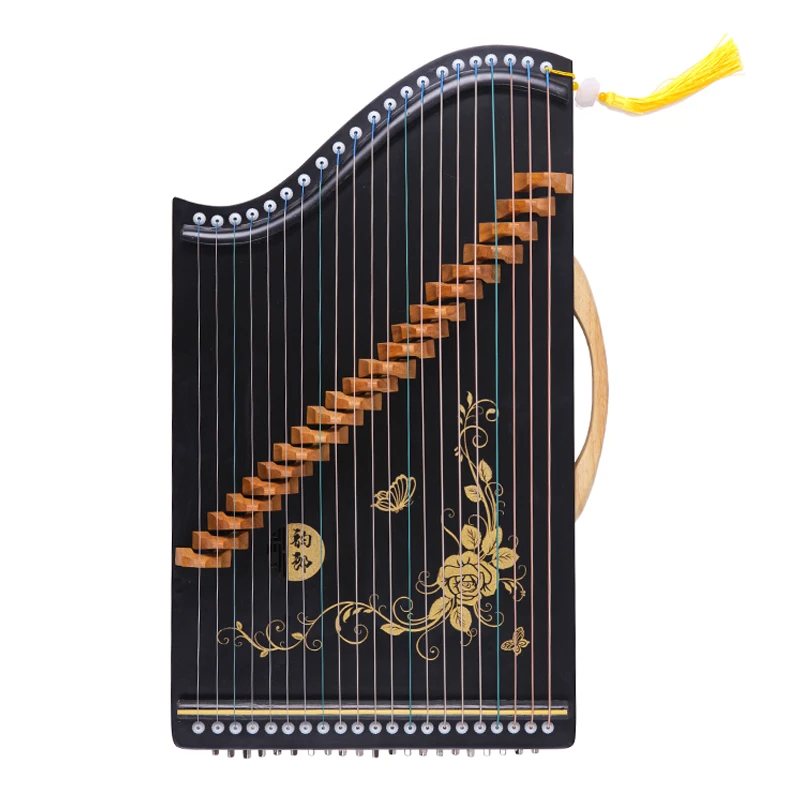 

Guzheng finger training device 21 strings mini portable zither