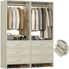 Closet System Closet Organizer, Wood Closet Organizer System, Walk-in or Small Closets Wardrobe, Clothes Rack, Wardrobes 1