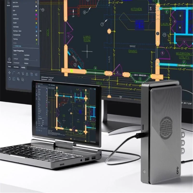 GPD G1 GPU Graphics Card Expansion Dock 8GB GDDR6 USB for Radeon