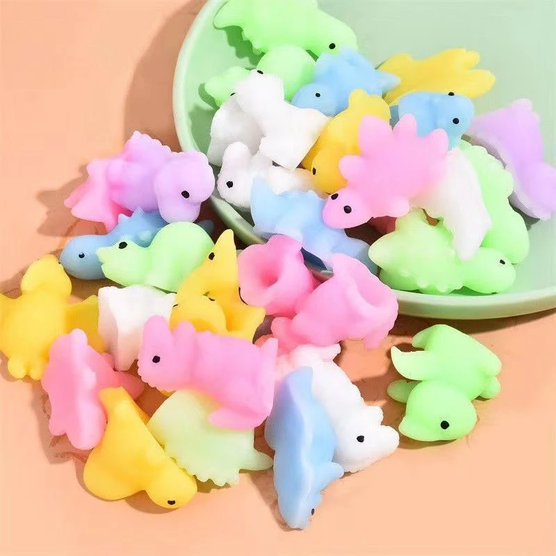 30PCS Mochi Squishy Toys Mini Kawaii Dinosaur Fidget Toys For Kids Party Favors Gifts Regalos Cumplea&ntilde;os Ni&ntilde;os Para Invitados
