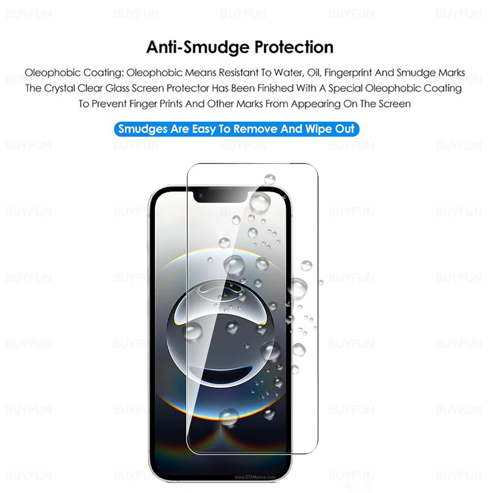 Premium Tempered Glass Screen Protector - 3-Pack