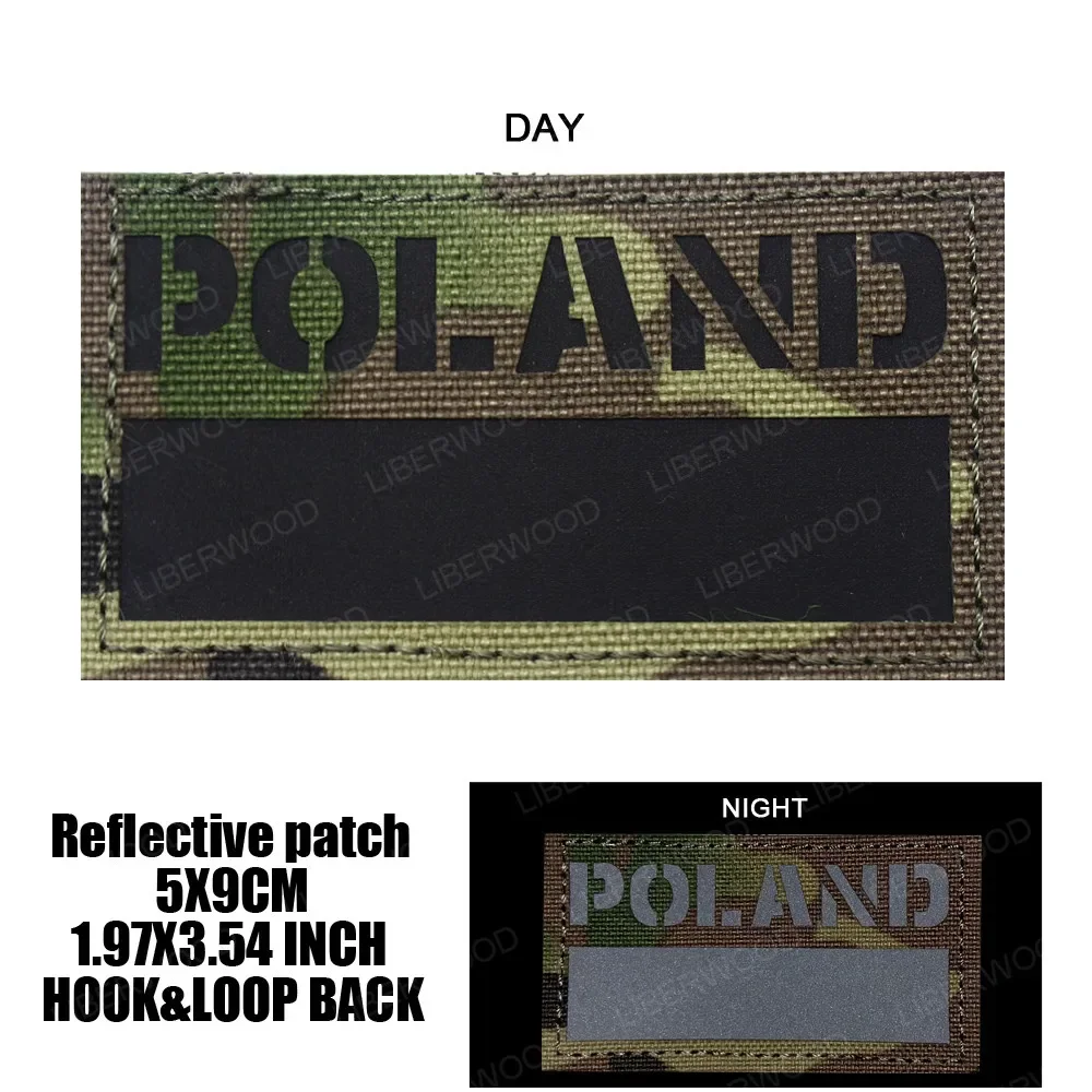 Toppa Militare Originale Polacca – Aquila GROM Con Bandiera (262)