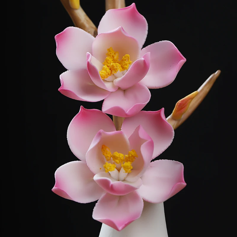 0046 Ceramic Handmade Vase Desktop Decoration Living Room Flower Arrangement Modern Home Bedroom Art Creative Birthday Gift