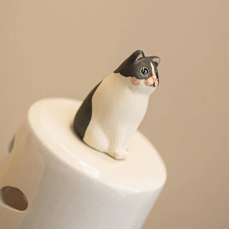 Ash Glaze Ceramic Incense Burner Song Dynasty Style Small Coil Holder for Tea Room Zen Meditation Sandalwood Aromatherapy Decor