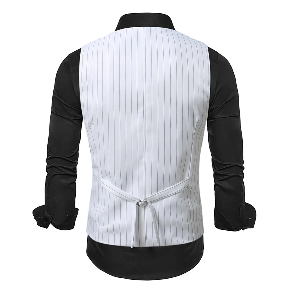 Men's Stylish Striped Casual Suit Vest