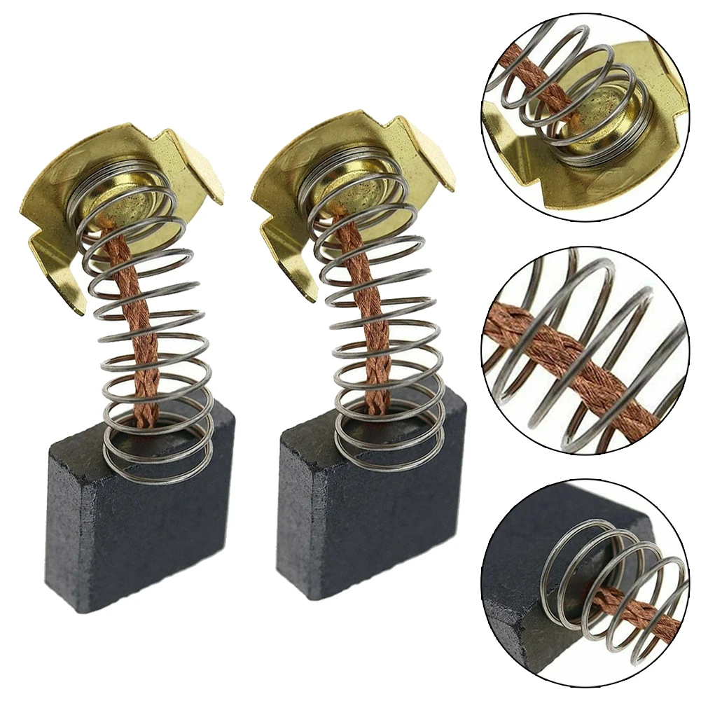 

2pcs Carbon Brushes Power Tool Ngle Grinder Replacement Brush For Makita CB-204 Demolition Hammer Angle Grinder Accessories