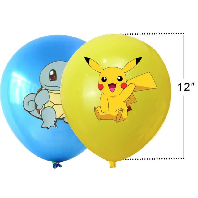 Décoration de fête d'anniversaire pokémon, fournitures de fête, ensembles  de vaisselle Pikachu, bannière en Latex, ballon en aluminium, fournitures  de fête pour enfants - AliExpress