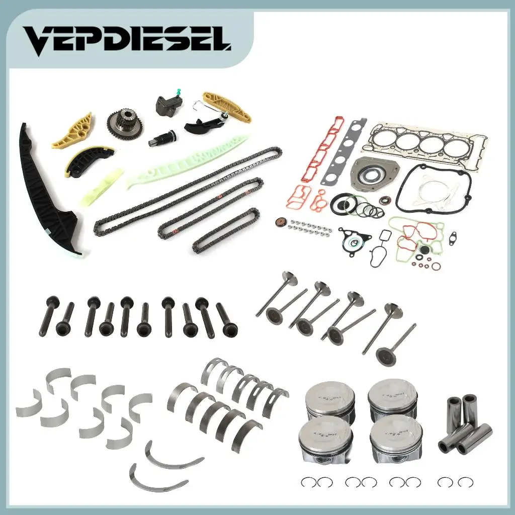 

EA888 Engine Rebuild Overhaul Kit Φ21mm For Audi A3 A4 Q5 TT VW GTI Passat Golf Skoda Octavia Superb 2.0T 06H107065DM 06D109601M