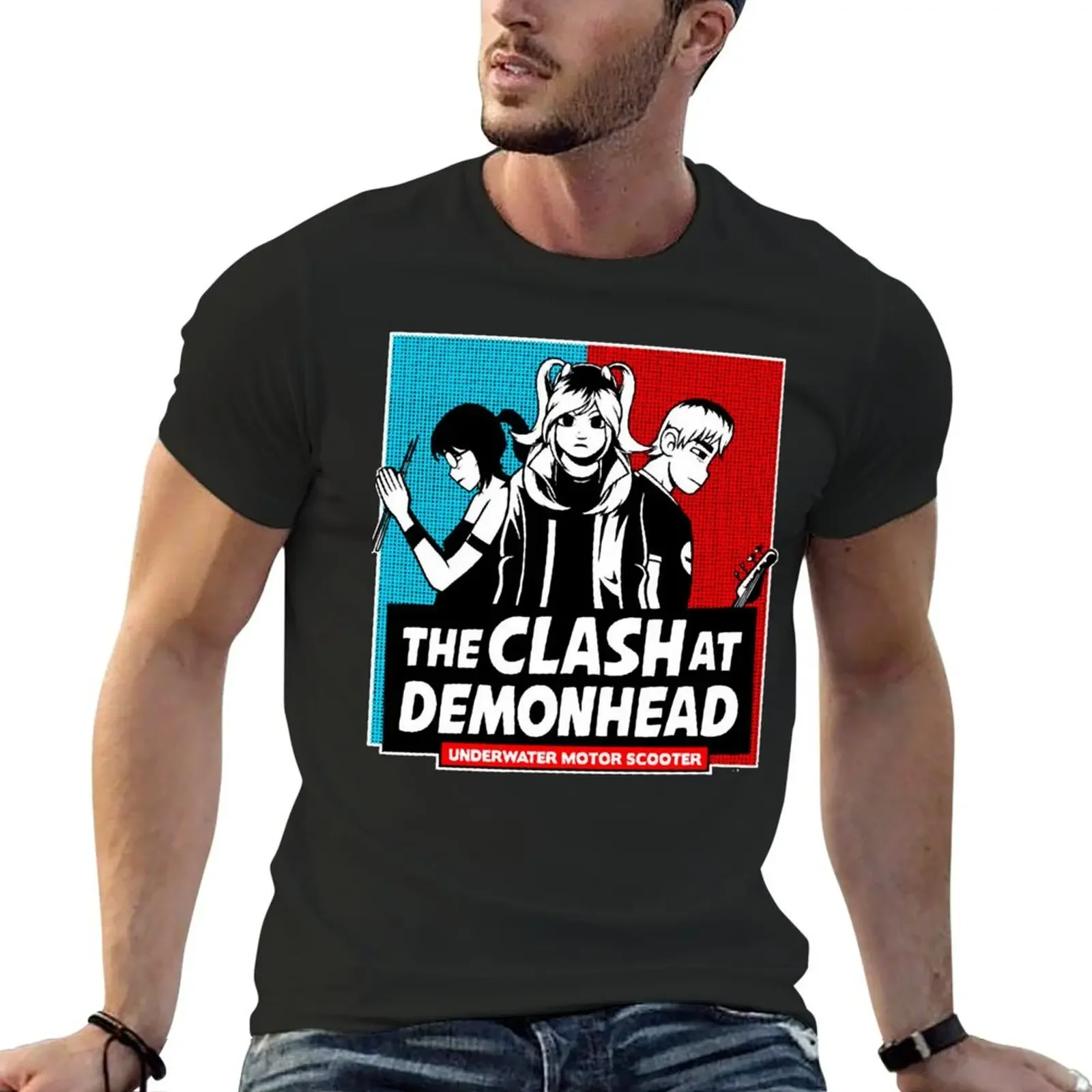 Clash At Demonhead (2) T-shirt vintage sports fans korean fashion workout shirts for men