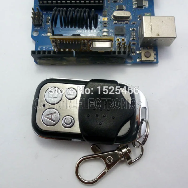 

433Mhz for UNO Wireless Decoding Kit 5V RF Remote Control + EV1527 Keyfob for Remote control switch Mega2560 DUE