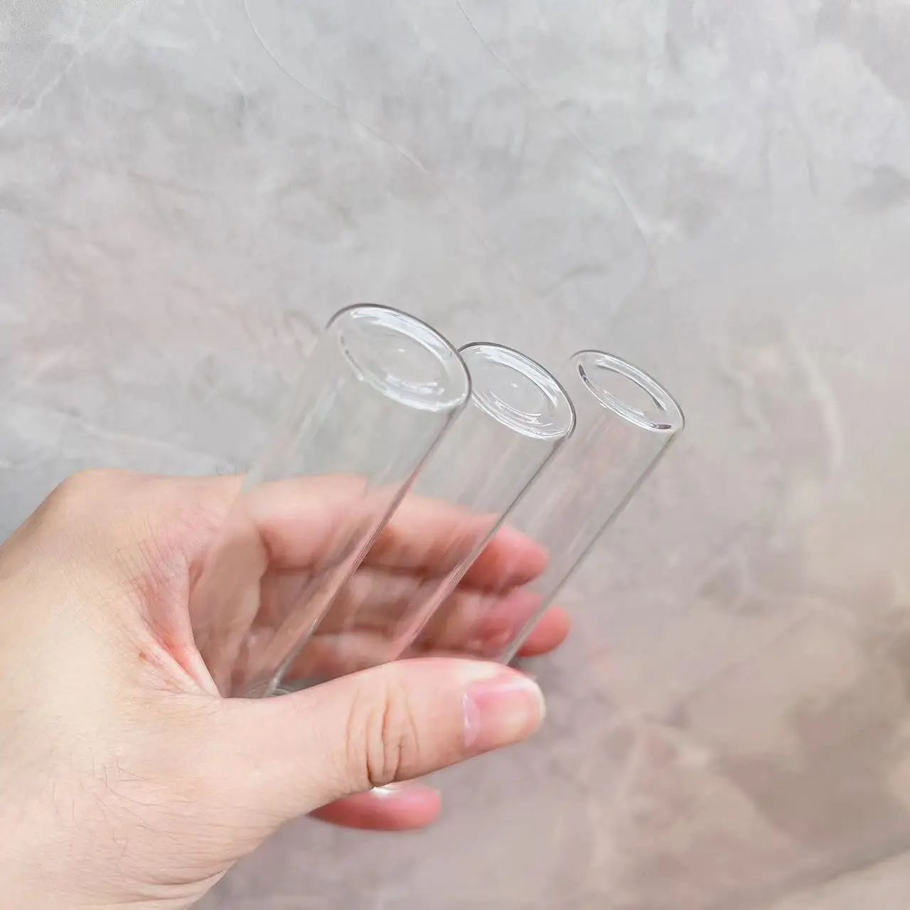 48 Pcs Glass Bottle 17*22*100mm Small Glass Test Tube with Cork Stopper Dragees Jars Bottles Wedding Gift