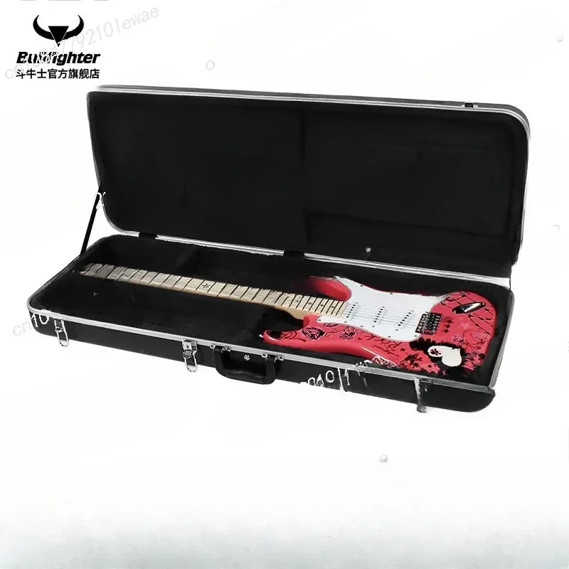 Electric guitar case Lightweight thickened piano case ABS rectangular cushioning bag Air consignment Hard shell Guitar bass