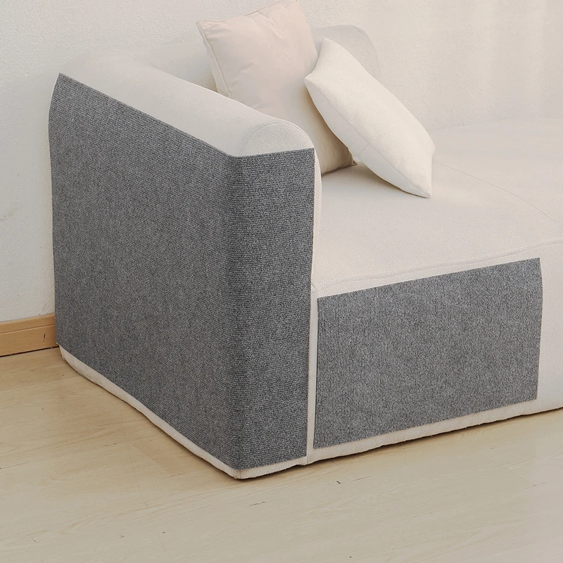 Wall Anti Cat Scratch Sofa DIY Cats Scratch Board Sofa Protection Paws Sharpen Trimmable Self-adhesive Carpet Cats Board