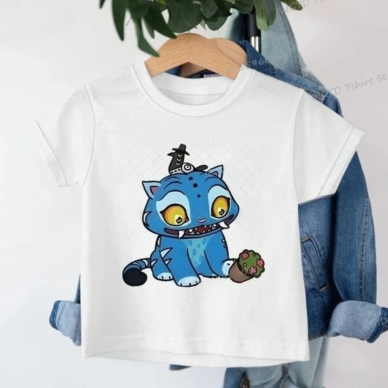 Derpy Tiger Kpop chasseurs de démons chemise pour enfants 2025 film chaud imprimé doux bébé fille garçon t-shirt mignon tigre dessin animé vêtements