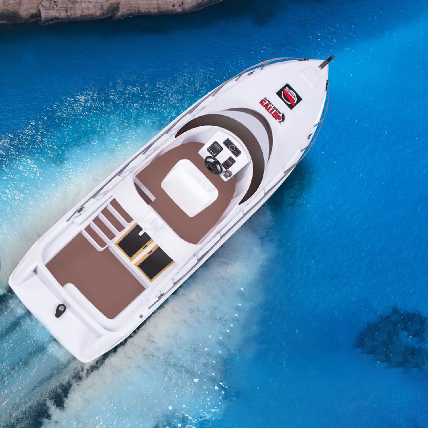 In Stock Heng Long 2.4G Yacht 20KM/H Remote Control High-Speed Ship RC Racing Boat Finished Model Toys for Boys Gifts 2