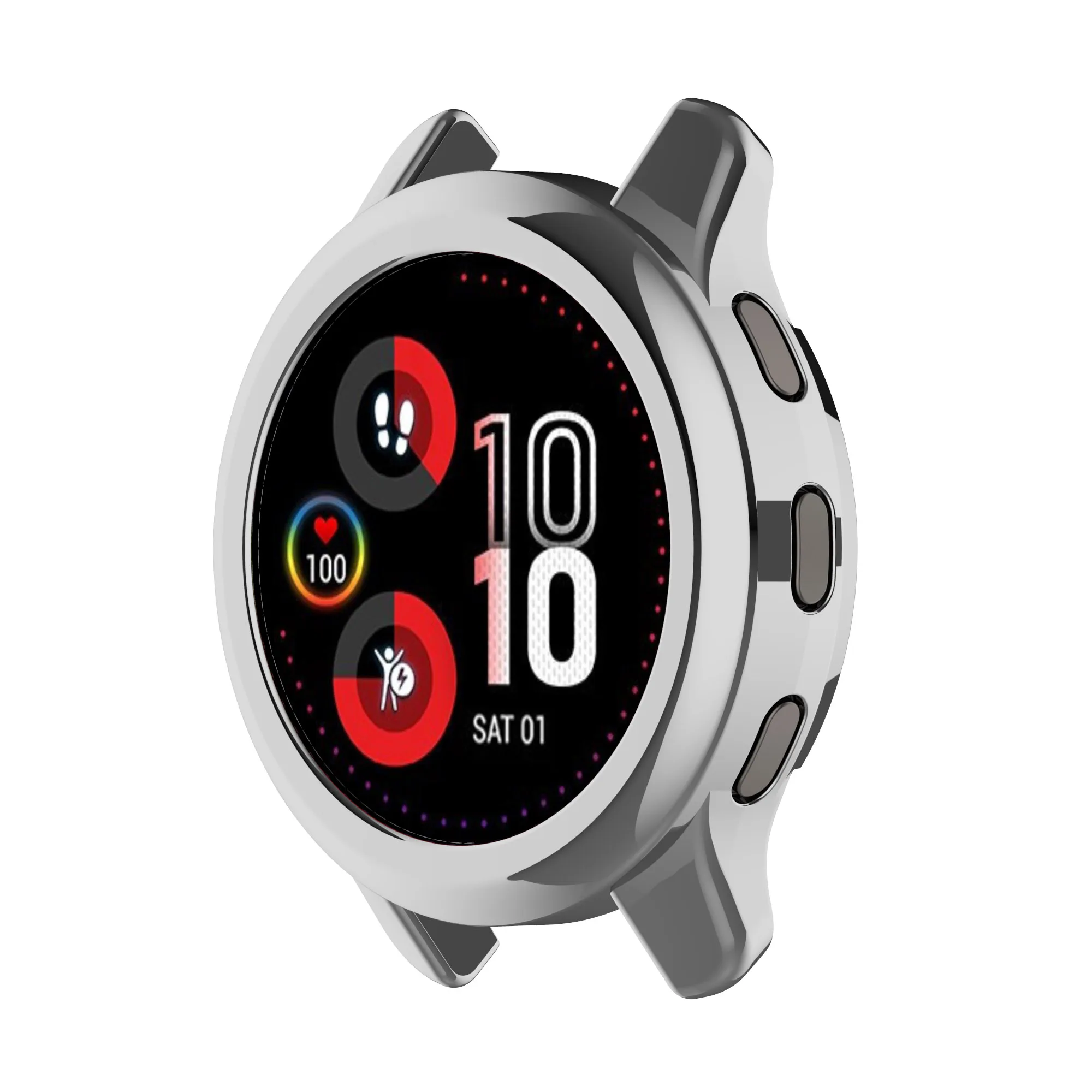 Silicone Protective TPU Frame Bumper for Smartwatch - Enhanced Protection Cover Sleeve