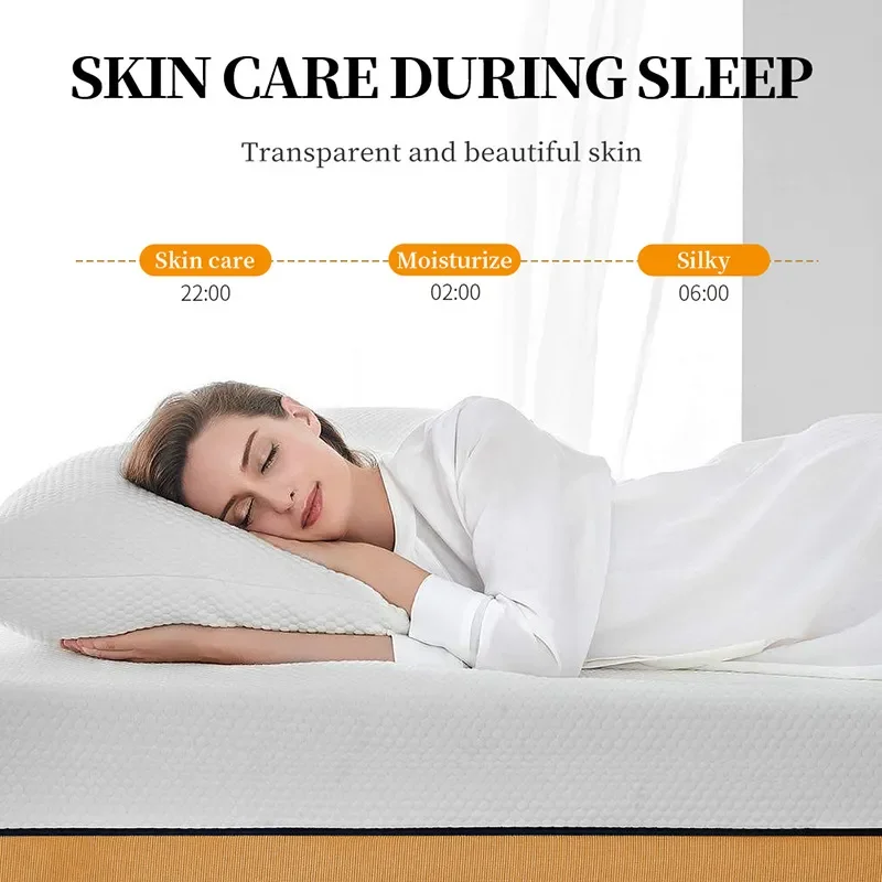 Rice Raw Pulp Whitening Sleep Mask Anti-Aging Fade Fine Lines Moisturizing Rejuvenating Brighten Repairing Facial Mask Skin Care
