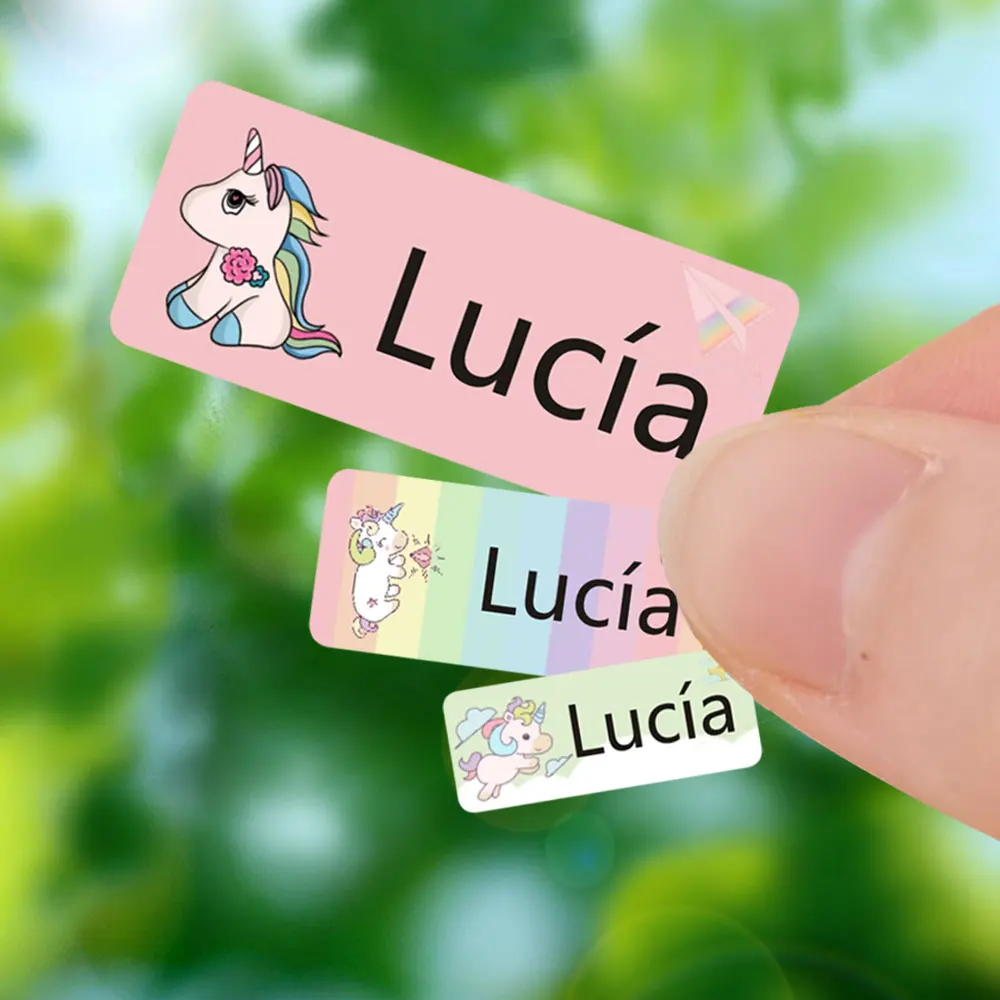 MultiSizePersonalizedNameTagStickerCustomizeWaterproofStickers