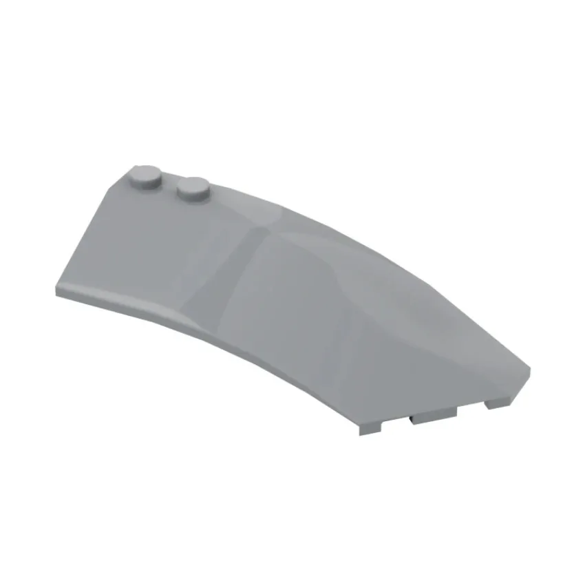 Строительные блоки, аксессуары «сделай сам», Клин (справа), 3x8x2, 1 шт., MOC, развивающая игрушка для детей, подарок на день рождения, 41749