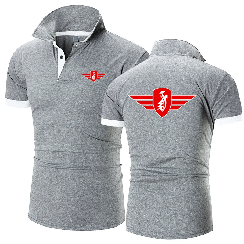 Cotton Short Sleeves Polo Shirts for Men Summer Fashion