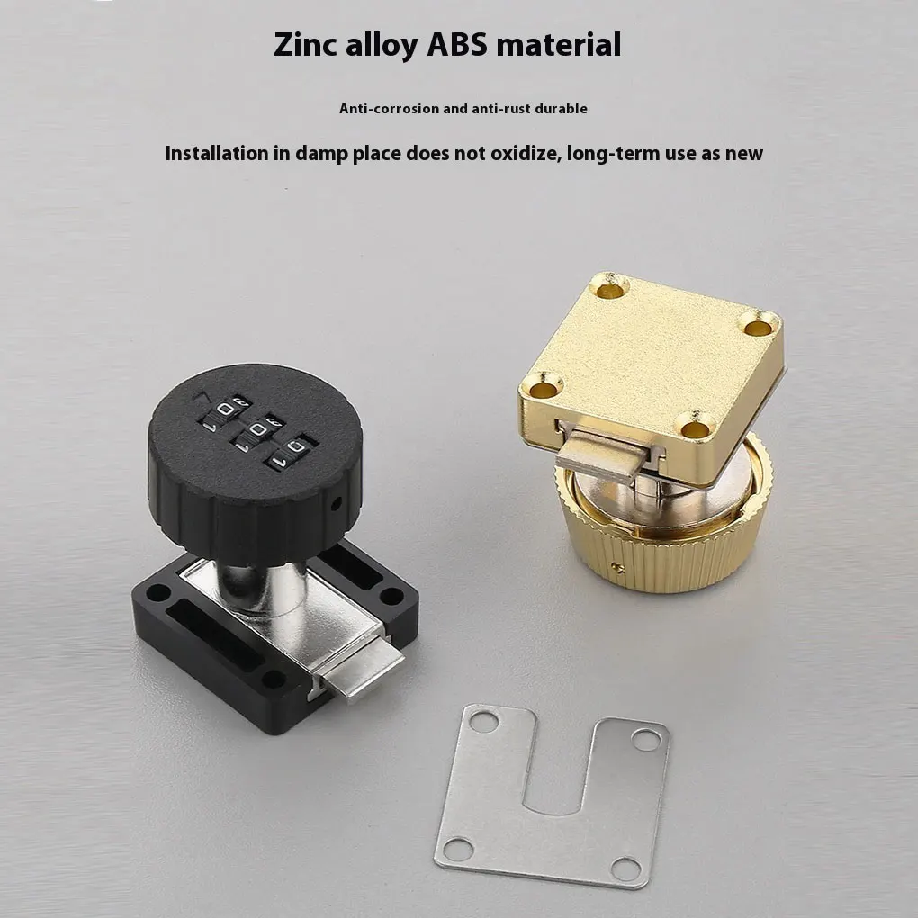 3 Digital Code Combination Cabinet Zinc Alloy Password Locks Cupboard Drawer Cabinet Mailbox Password Locker Automation Cam Lock combination padlock cabinet door lock door lock buckle drawer lock