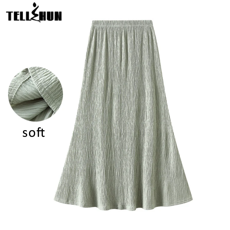 

Плиссированная трапециевидная юбка-годе в стиле ретро для женщин, трендовая Длинная черная модная эстетичная юбка в Корейском стиле, Повседневное платье, 2023