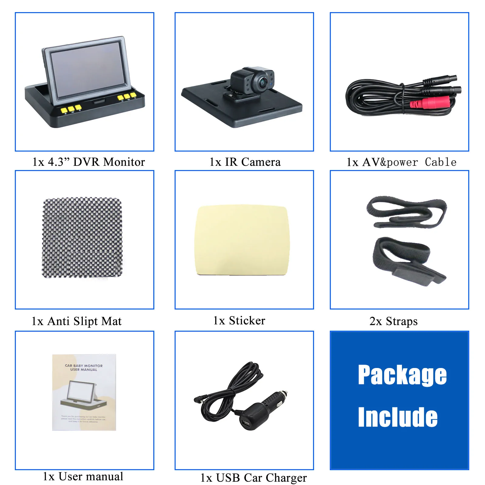 IPoster  ̺ , DVR , Ĺ ̵  ī޶, ¼ , 4.3 ġ