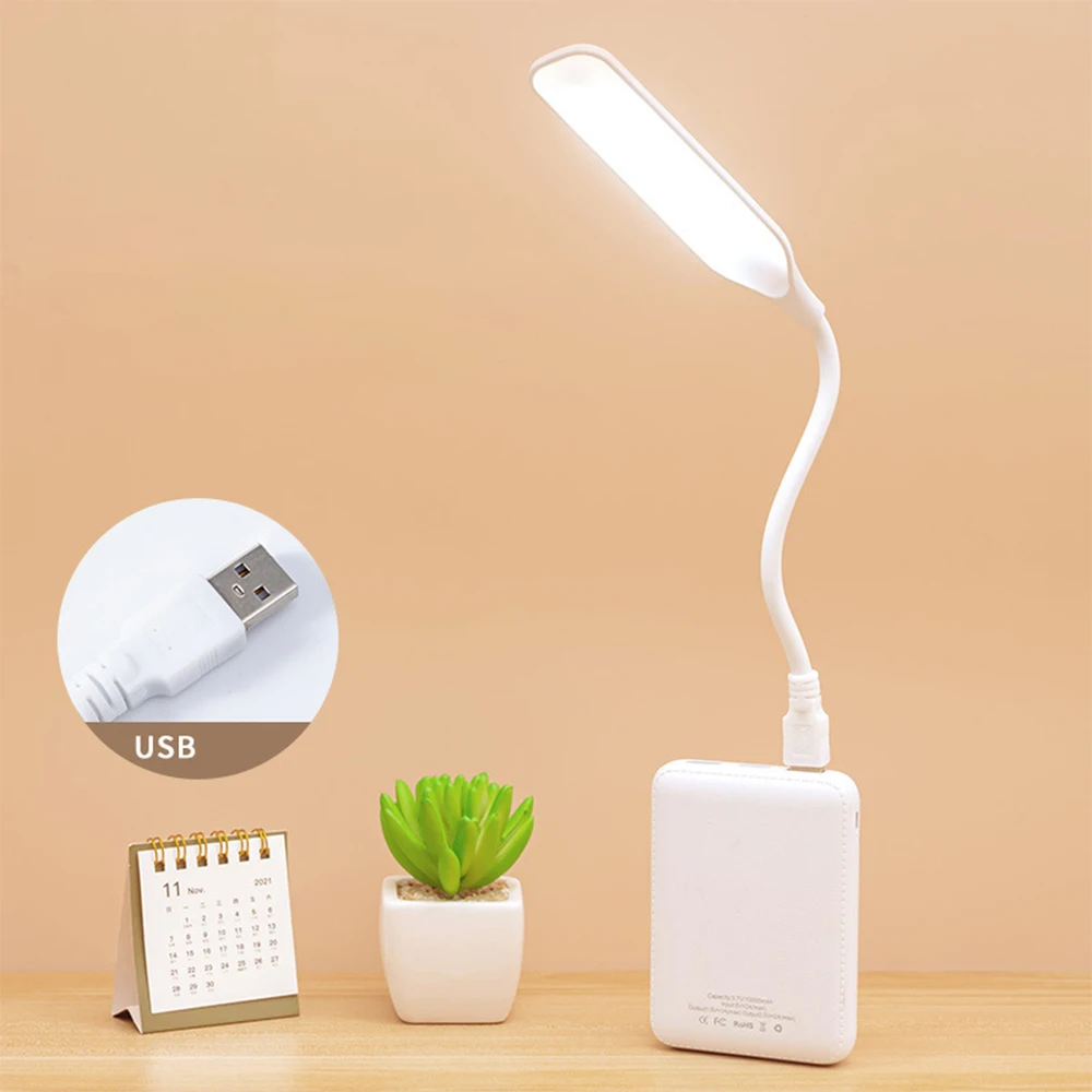 

LED Desk Lamp Portable Night Light Reading Lamp Foldable Table Lamps USB Luminaria De Mesa Super Bright Ring Lights Book Light