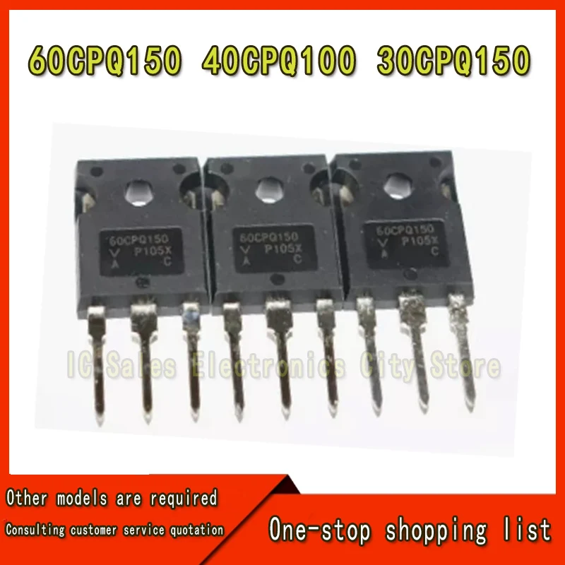 5pcs/ Schottky diode 60CPQ150 40CPQ100 30CPQ150 30A 60A 150V TO-247