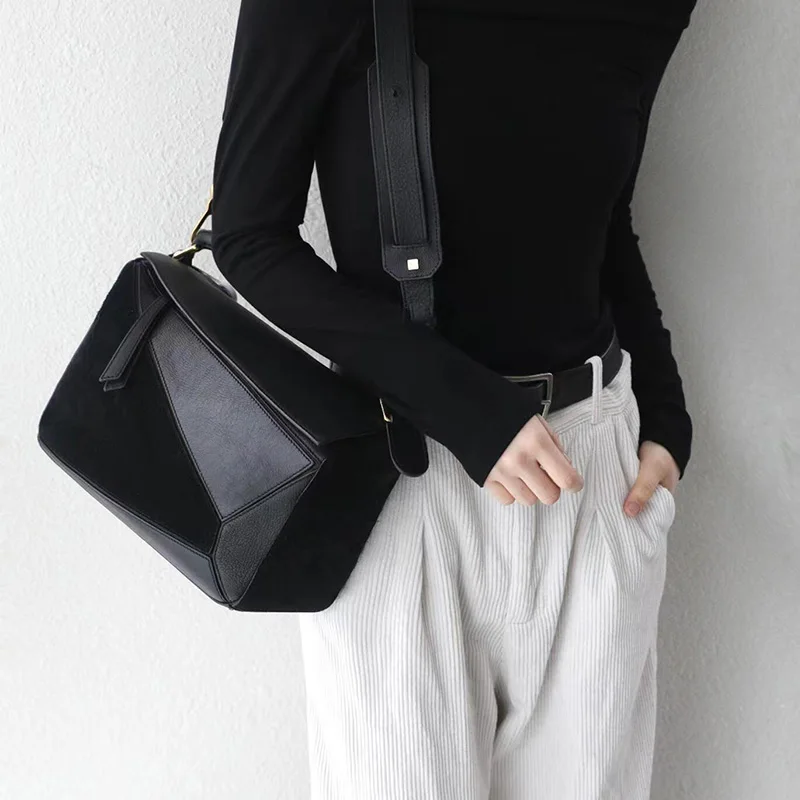 

Luxury goods [1-1] Genuine leather shoulder bag women's bag 2024 top replica crossbody bag fashionable bucket bag